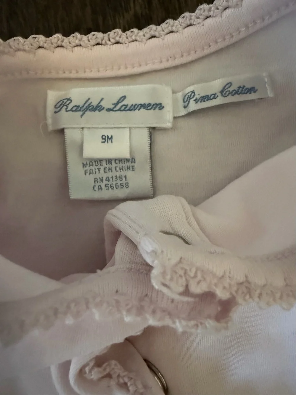 Ralph Lauren Pink Footies